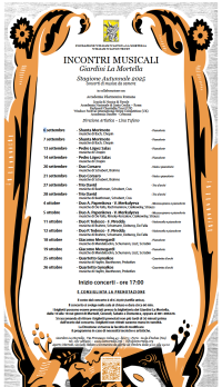 Incontri musicali, stagione autunnale: Trio David